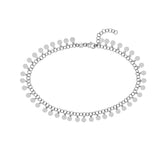 Round Link Hanging Circle Anklet